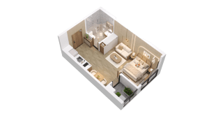 Căn hộ Studio the k park avenue vinhomes star city thanh hóa