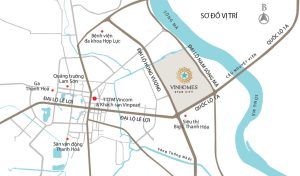 Vị trí chung cư The Sentosa Vinhomes Thanh hóa
