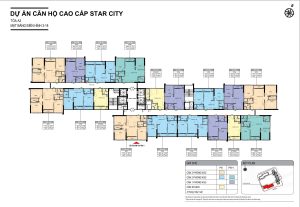 Mặt bằng tầng 3-18 tòa A3 The K Park Avenue