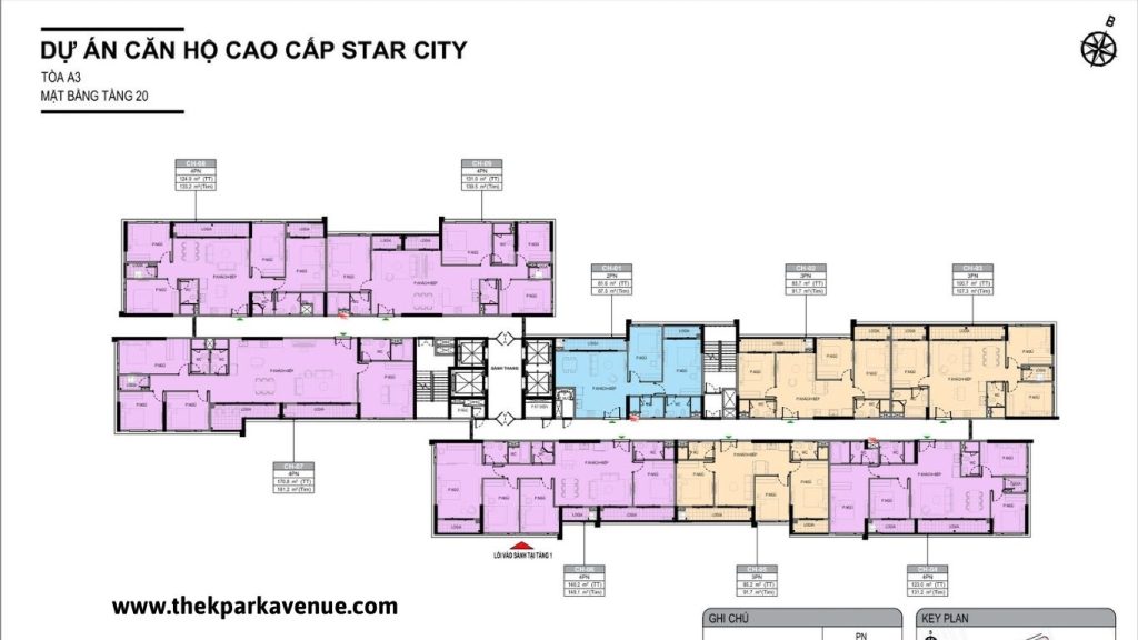 mb tầng 20 the k park avenue